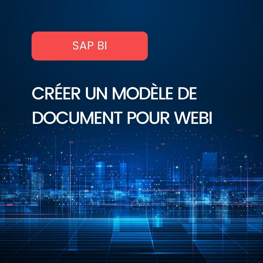 Modèle de document Webi