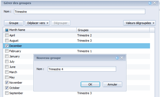 Regrouper les valeurs BI 4.1