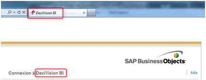 Changer nom application bi 4.1