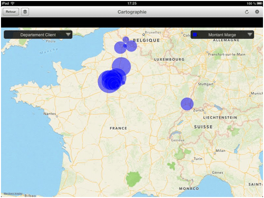 Cartographie SAP Ipad
