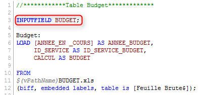 INPUTFIELD Qlikview
