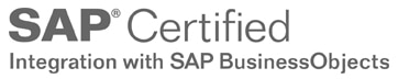 SAP Certified integration with SAP Business Objects