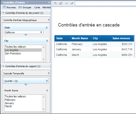 Multiples controles entree bi4