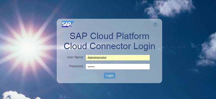 Login Cloud Connector