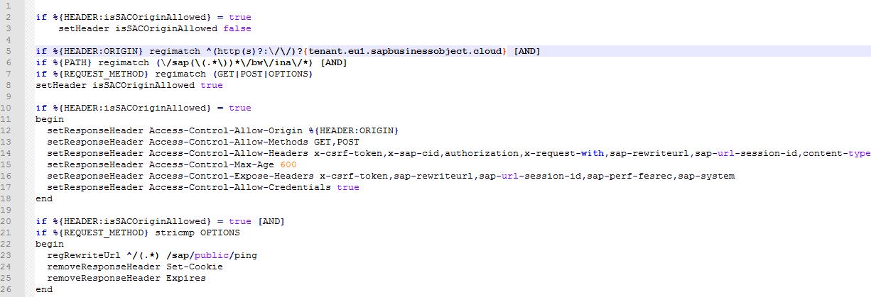 Connexion SAP Analytics Cloud BW4HANA