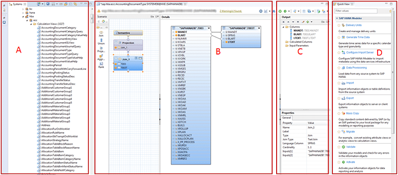 SAP HANA Modeler