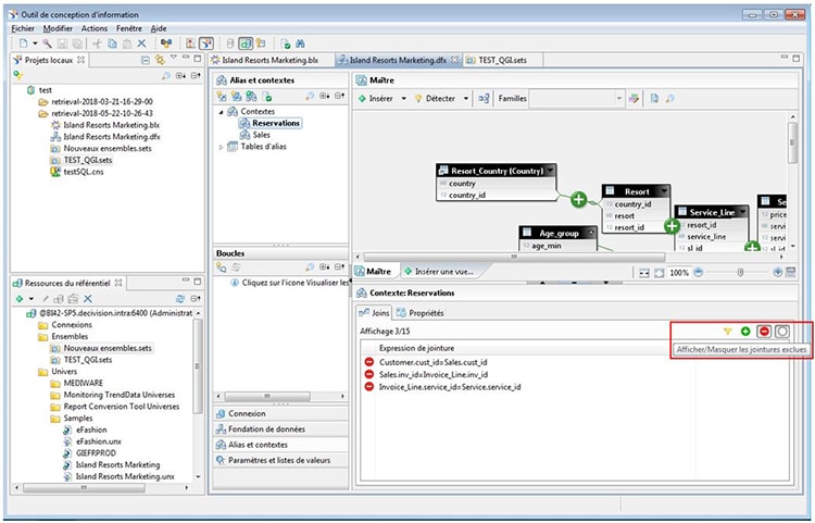 Gestion des contextes BI 4.2 SP5