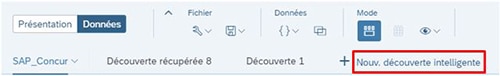 Découverte intelligente SAP Analytics Cloud