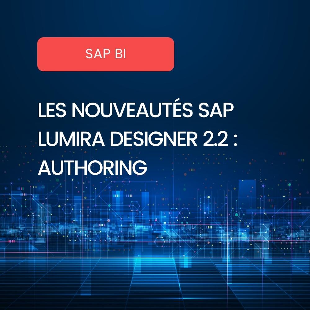 Authoring dans Lumira 2.2