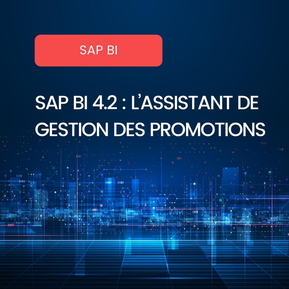 Affiche blog SAP BI 4.2 - Gestion des promotions