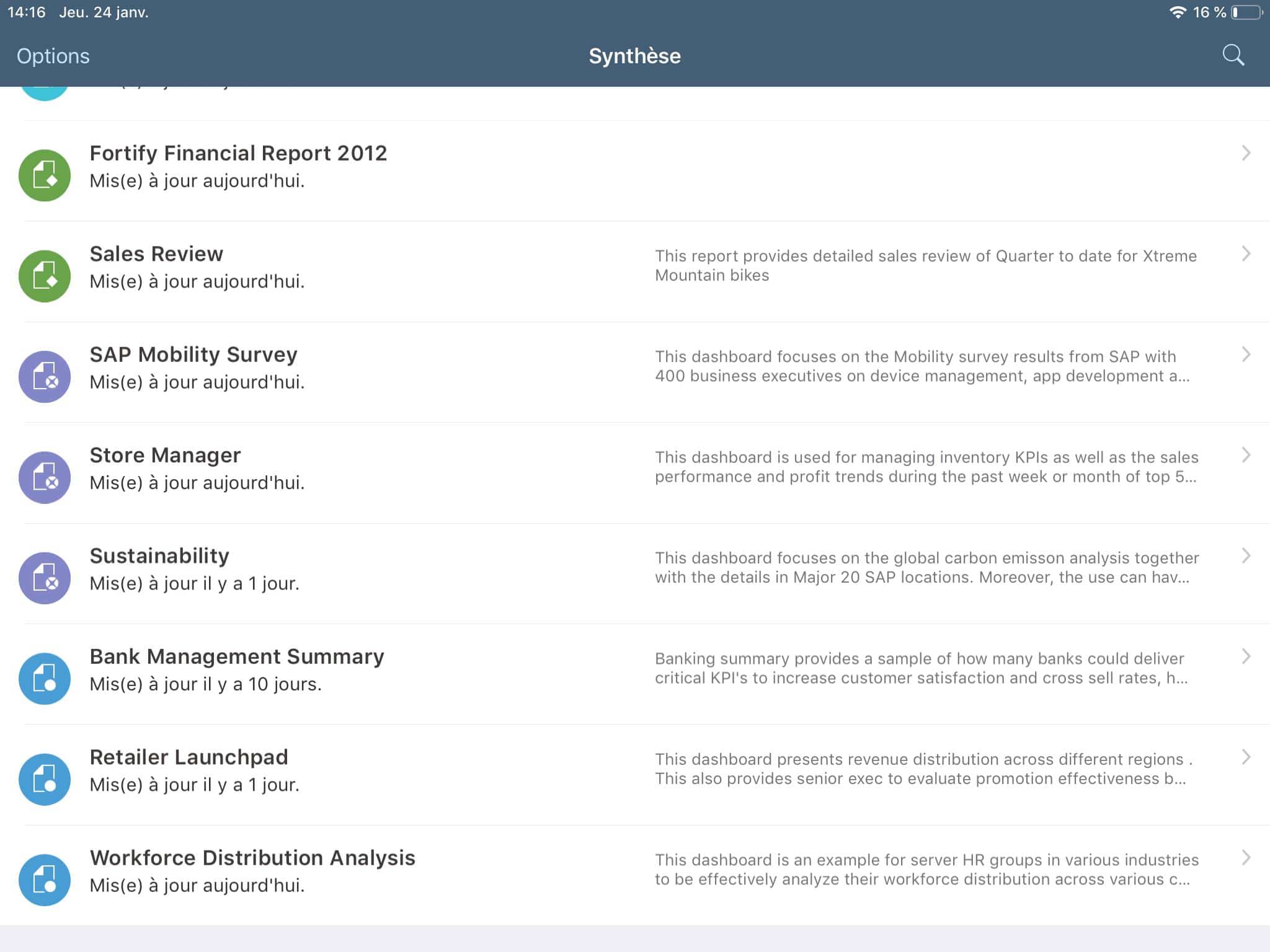 SAP BusinessObjects Mobile
