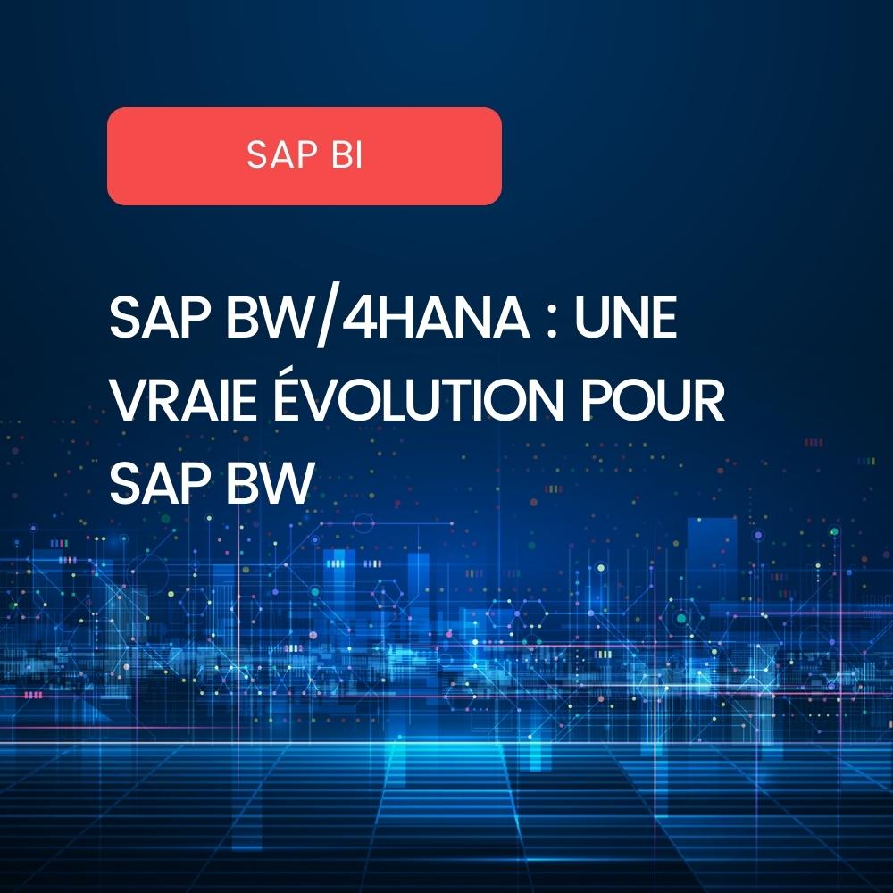 Présentation de BW/4HANA
