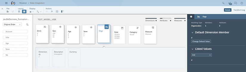 Création d'un Data Model