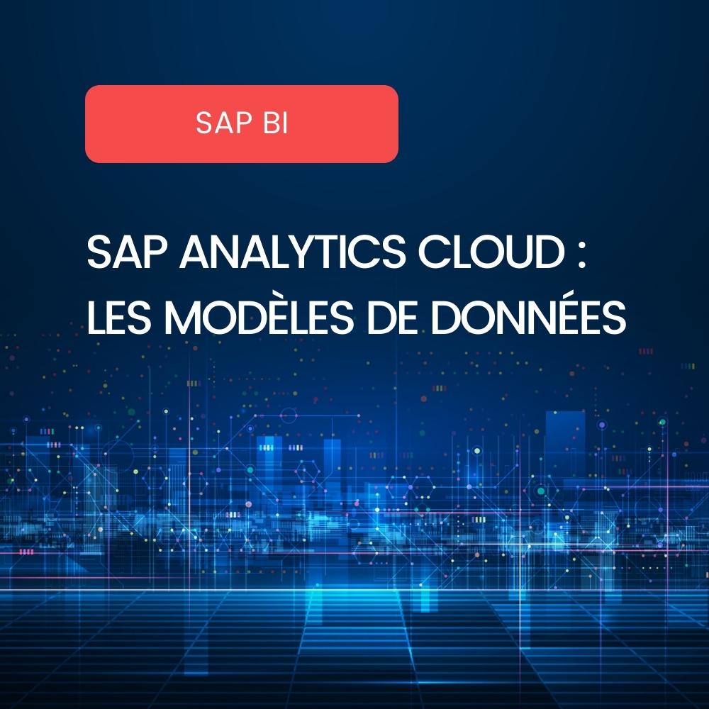 Modèle de données SAP Analytics Cloud
