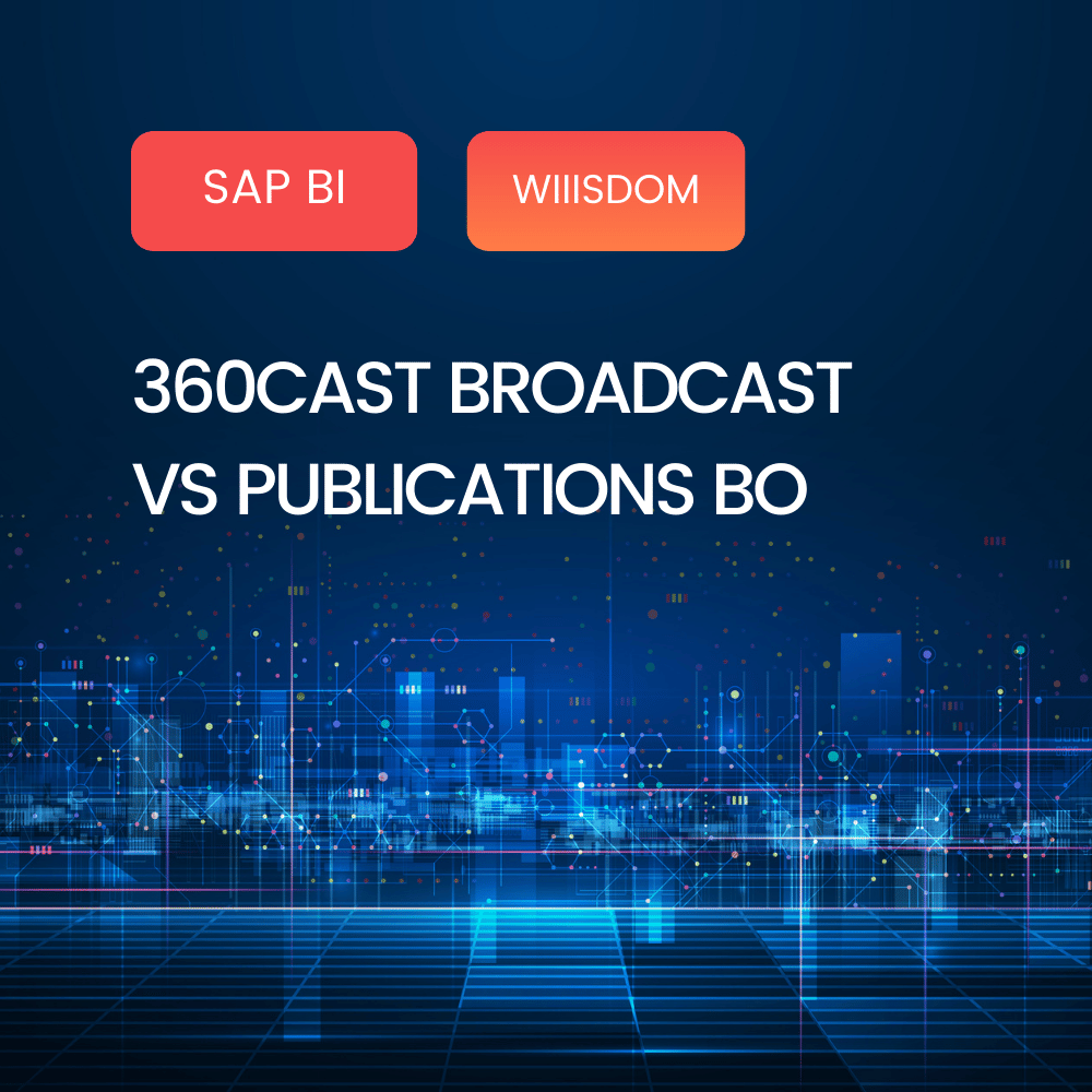 360Cast vs Publications BusinessObjects