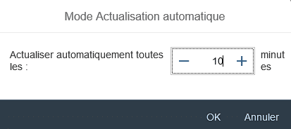 Actualisation automatique d'un document Webi