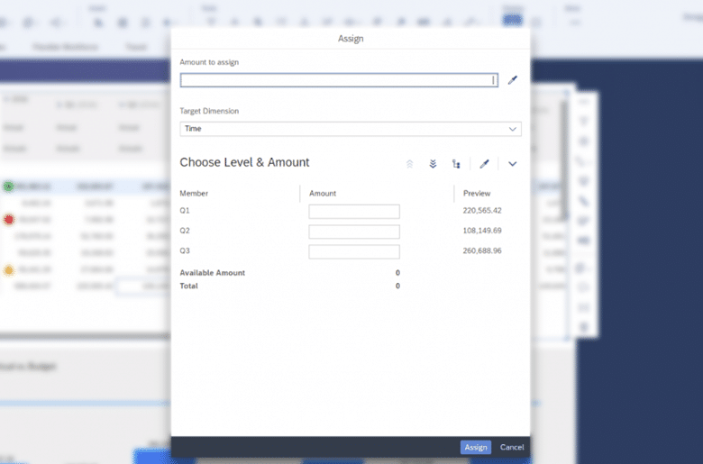 Attribution SAP Analytics Cloud