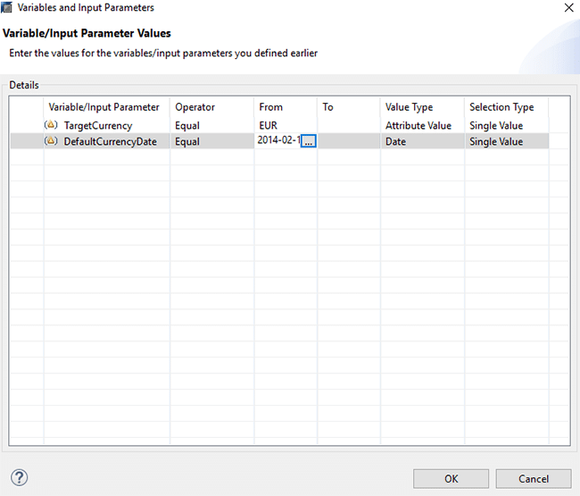 Conversion en euros sur SAP HANA