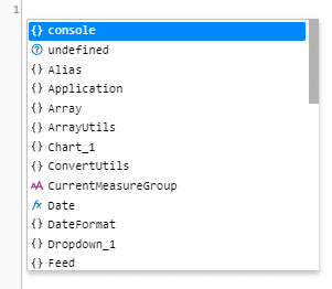 Liste de commandes disponibles Application Design