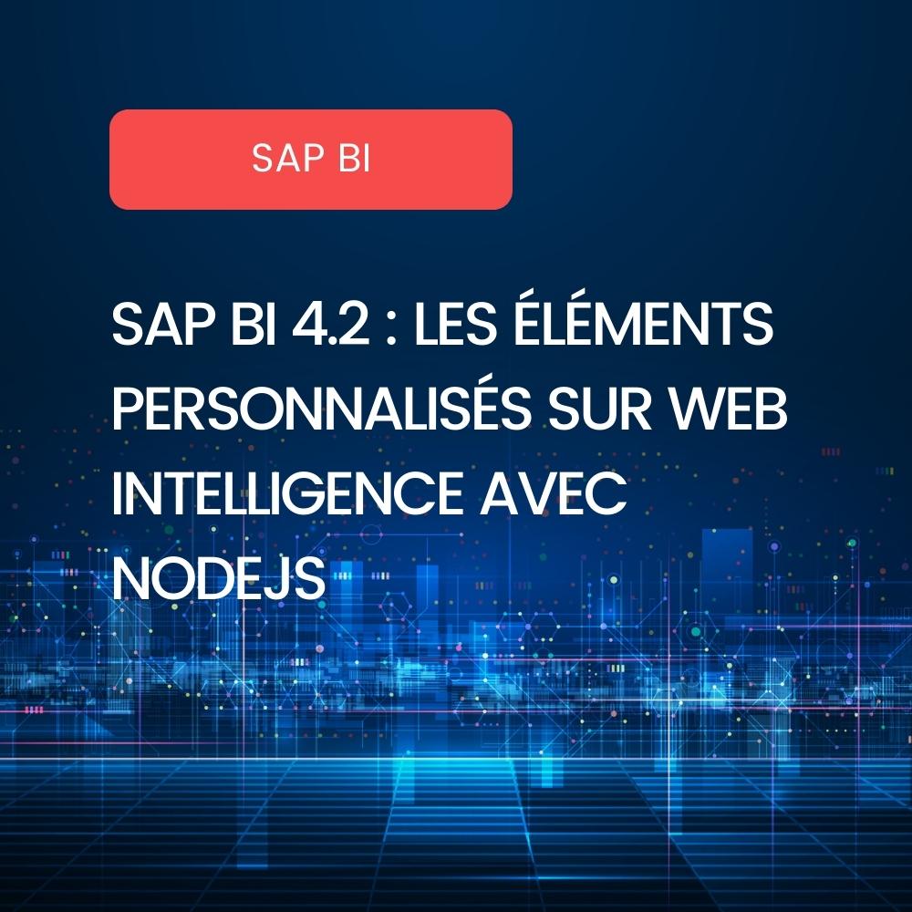 Les éléments personnalisés avec NodeJS