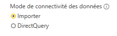 Méthode Import Power BI Desktop