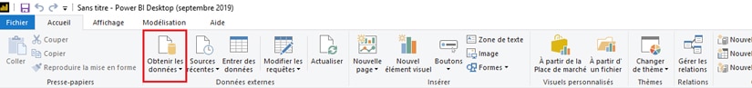 Import des données sur Power BI