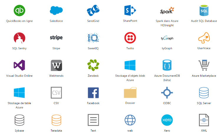 Liste sources de données Power BI partie 2