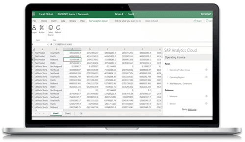 SAP Analytics Cloud for Office