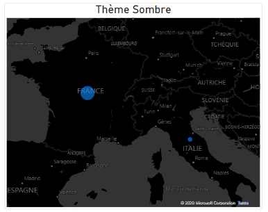 Theme sombre carte power bi