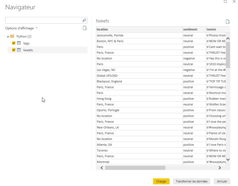 Utiliser toute la puissance de Python sur Microsoft Power BI