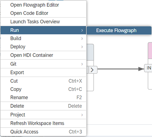 Run du flowgraph