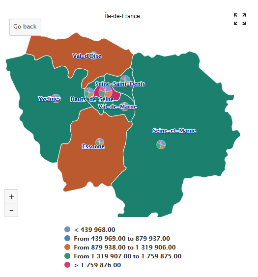 Details de la carte ile de france avec Need4Viz