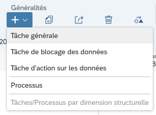 Tâches Gantt SAP Analytics Cloud