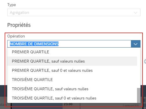 Calculs prédéfinis SAP Analytics Cloud