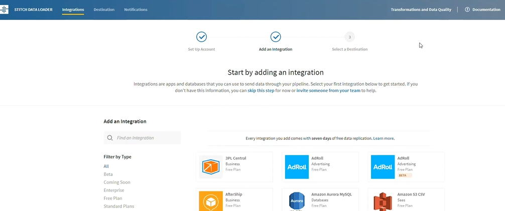 Talend Stitch Data Loader