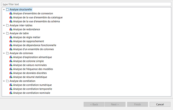 Analyse structurelle Talend