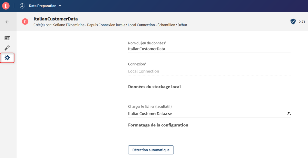 Talend Data Preparation