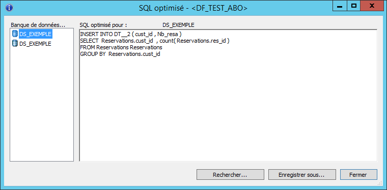 New SQL Optimisé