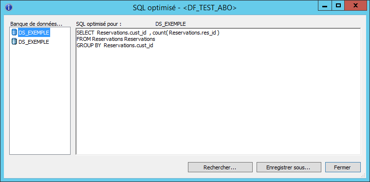SQL Optimisé Exemple