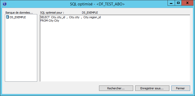 SQL Optimisé Test