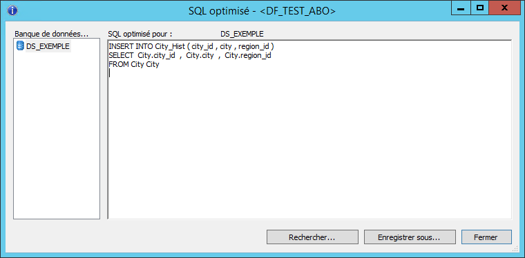 SQL Optimisé