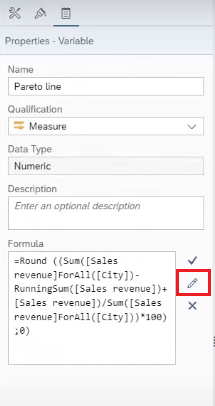 Modification variable éditeur formule - BI 4.3 SP2