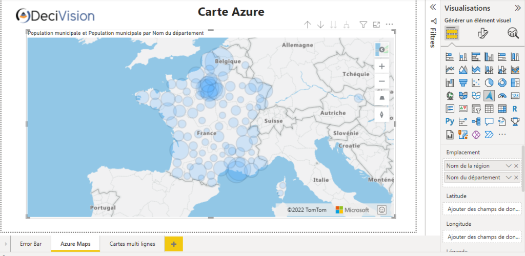 Visuel Azure Maps - DeciVision