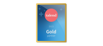 Logo Talend Gold Partner 2022