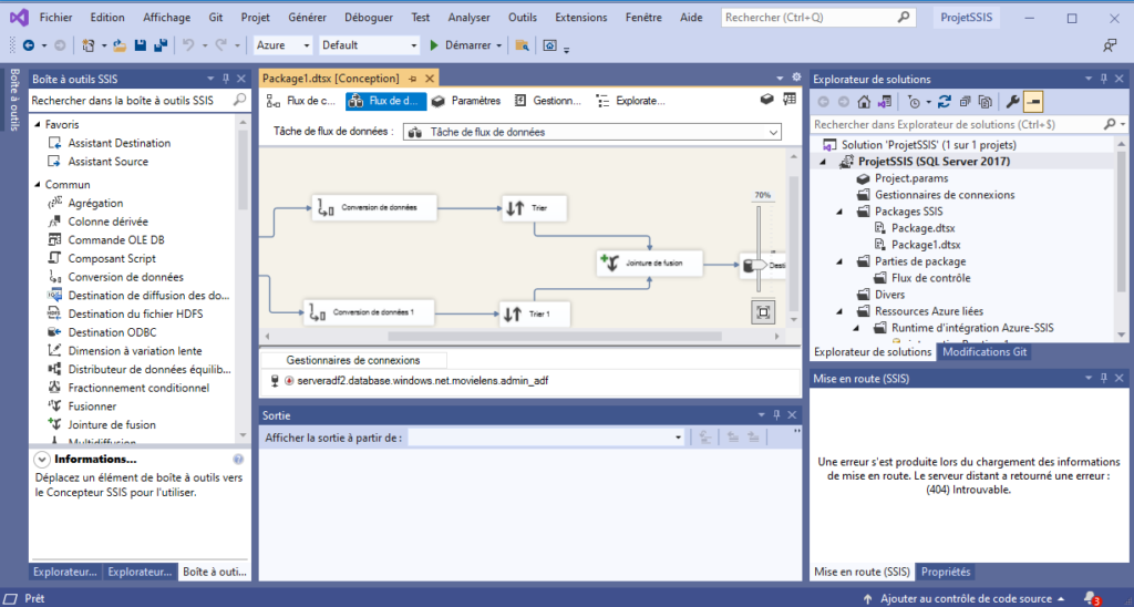 SSIS outil On Premise