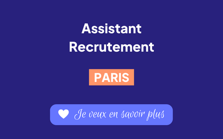Annonce assistant recrutement - Paris