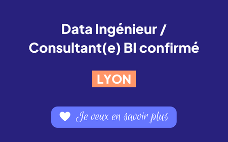 Recrutement Consultant BI confirmé Lyon