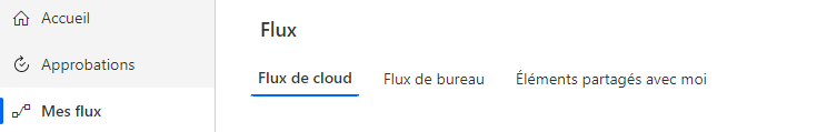 Mes flux Power Automate