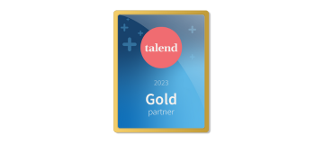 Logo Talend Gold Partner Trasparent