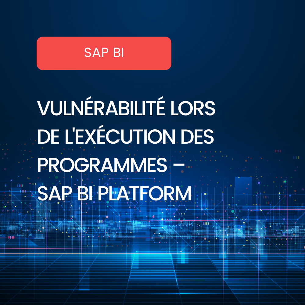 Affiche blog - Vulnérabilité lors de l'exécution des programmes